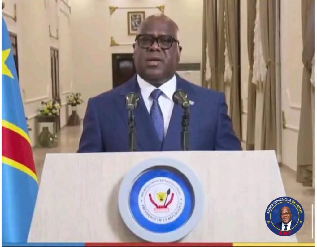 RDC : Félix Tshisekedi annonce un Dialogue national et interpelle la jeunesse