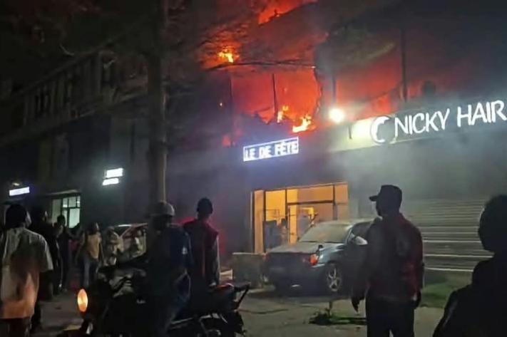 Kinshasa : 22 morts dans l’incendie d’une salle de fête à lingwala